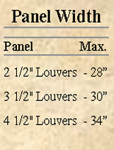 Alu Core Poly Shutters